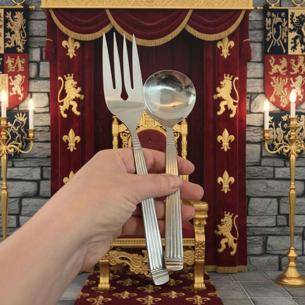 Royal Household Stainless Steel Flatware Discontinued Lot of 31 Vintage Malaysia